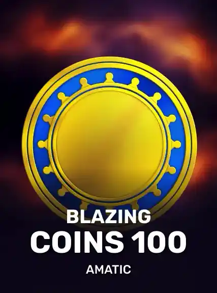 Blazing Coins 100 game tile
